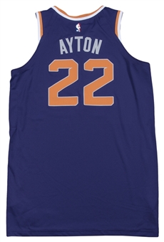 2018 DeAndre Ayton Game Used Phoenix Suns Icon Jersey (Ayton Family LOA)